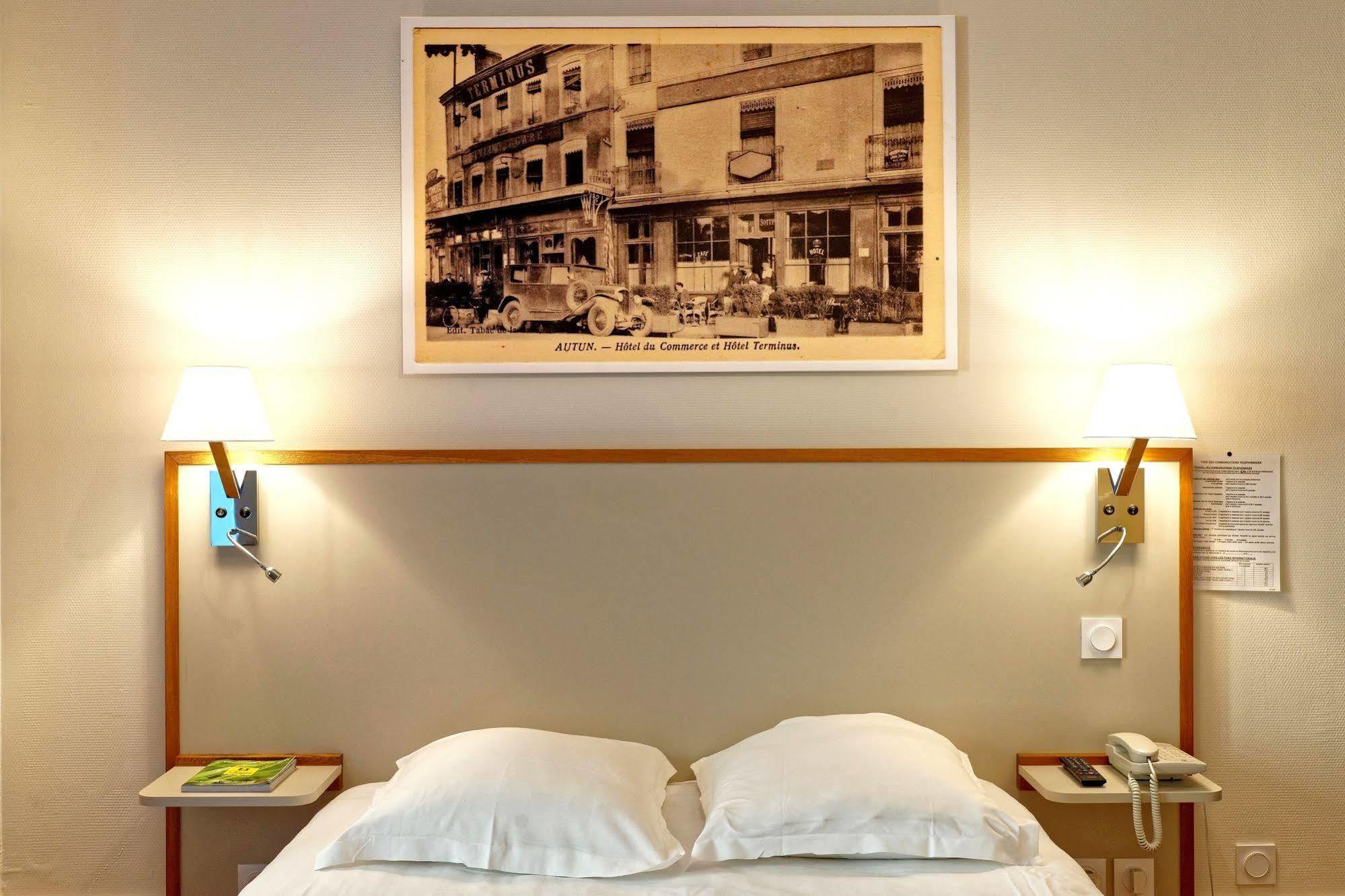 Contact Hotel Du Commerce Et Son Restaurant Cote A Cote Autun ภายนอก รูปภาพ